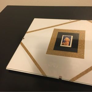 Marilyn Monroe - HANDMADE Collage with REAL USA STAMP🌟 1995 🌟 Ready to Hang!